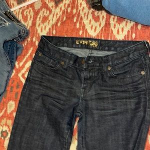 Express your feelings in a dark wash denim